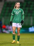 1 December 2023; Izzy Atkinson of Republic of Ireland during the UEFA Women's Nations League B match between Republic of Ireland and Hungary at Tallaght Stadium in Dublin. Photo by Ben McShane/Sportsfile