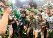 2 December 2023; O'Loughlin Gaels players celebrate after the AIB Leinster GAA Hurling Senior Club Championship final match between O'Loughlin Gaels, Kilkenny, and Na Fianna, Dublin, at Croke Park in Dublin. Photo by Stephen Marken/Sportsfile