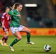 1 December 2023; Kyra Carusa of Republic of Ireland during the UEFA Women's Nations League B match between Republic of Ireland and Hungary at Tallaght Stadium in Dublin. Photo by Ben McShane/Sportsfile