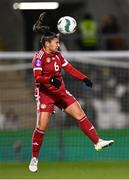 1 December 2023; Evelin Fenyvesi of Hungary during the UEFA Women's Nations League B match between Republic of Ireland and Hungary at Tallaght Stadium in Dublin. Photo by Ben McShane/Sportsfile