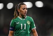 1 December 2023; Katie McCabe of Republic of Ireland during the UEFA Women's Nations League B match between Republic of Ireland and Hungary at Tallaght Stadium in Dublin. Photo by Ben McShane/Sportsfile