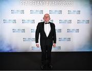 2 December 2023; John Dingle on arrival at the PFA Ireland Awards 2023 at Anantara The Marker Dublin Hotel in Dublin. Photo by Stephen McCarthy/Sportsfile