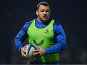 2 December 2023; Cian Healy of Leinster warms up before the United Rugby Championship match between Connacht and Leinster at the Sportsground in Galway. Photo by Harry Murphy/Sportsfile