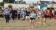 2 December 2023; The Clogherhead Polar Plunge saw participants get “Freezin’ for a Reason” to raise funds for Special Olympics Ireland athletes in an event sponsored by Gala Retail at Clogherhead Beach in Louth.