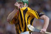 11 July 2004; Henry Shefflin, Kilkenny, celebrates scoring a goal for his side. Guinness Senior Hurling Championship Qualifier, Round 3, Galway v Kilkenny, Semple Stadium, Thurles, Co. Tipperary. Picture credit; Ray McManus / SPORTSFILE