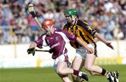 11 July 2004; David Hayes, Galway, in action against Henry Shefflin, Kilkenny. Guinness Senior Hurling Championship Qualifier, Round 3, Galway v Kilkenny, Semple Stadium, Thurles, Co. Tipperary. Picture credit; Ray McManus / SPORTSFILE