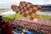 11 July 2004; Armagh fans celebrate after the match. Bank of Ireland Ulster Senior Football Championship Final, Armagh v Donegal, Croke Park, Dublin. Picture credit; Brian Lawless / SPORTSFILE