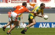 11 July 2004; Shane Carr, Donegal in action against Aidan O'Rourke, Armagh. Bank of Ireland Ulster Senior Football Championship Final, Armagh v Donegal, Croke Park, Dublin. Picture credit; Damien Eagers / SPORTSFILE