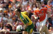 11 July 2004; Damien Diver, Donegal, in action against Ronan Clarke, Armagh. Bank of Ireland Ulster Senior Football Championship Final, Armagh v Donegal, Croke Park, Dublin. Picture credit; Matt Browne / SPORTSFILE