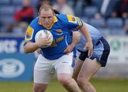 10 July 2004; Niall Sheridan, Longford, in action against Paddy Christie, Dublin. Bank of Ireland Senior Football Championship Qualifier, Round 3, Dublin v Longford, O'Moore Park, Portlaoise, Co. Laois. Picture credit; Ray McManus / SPORTSFILE