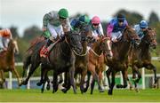7 September 2013; Barack, with Ben Curtis up, on their way to winning the Ladbrokes Handicap. Leopardstown Racecourse, Leopardstown, Co. Dublin. Picture credit: Barry Cregg / SPORTSFILE