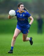 2 December 2023; Orla Mc Geough of Steelstown Brian Ogs during the Currentaccount.ie All-Ireland Ladies Intermediate Club Championship semi-final match between Ballinamore Sean O’Heslins of Leitrim and Steelstown Brian Ógs of Derry at Páirc Sheáin Ui Eislin, Ballinamore, Leitrim. Photo by Ben McShane/Sportsfile