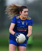 2 December 2023; Orla Mc Geough of Steelstown Brian Ogs during the Currentaccount.ie All-Ireland Ladies Intermediate Club Championship semi-final match between Ballinamore Sean O’Heslins of Leitrim and Steelstown Brian Ógs of Derry at Páirc Sheáin Ui Eislin, Ballinamore, Leitrim. Photo by Ben McShane/Sportsfile