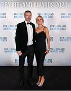 2 December 2023; Caroline Thorpe and Alan Moore during the PFA Ireland Awards 2023 at Anantara The Marker Dublin Hotel in Dublin. Photo by Stephen McCarthy/Sportsfile