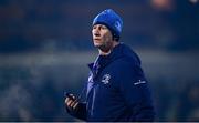2 December 2023; Leinster head coach Leo Cullen before the United Rugby Championship match between Connacht and Leinster at the Sportsground in Galway. Photo by Harry Murphy/Sportsfile
