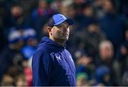 2 December 2023; Leinster senior coach Jacques Nienaber before the United Rugby Championship match between Connacht and Leinster at the Sportsground in Galway. Photo by Harry Murphy/Sportsfile