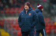 3 December 2023; Ruairí Óg manager Brian Delargy before the AIB Ulster GAA Hurling Senior Club Championship final match between Ruairi Óg, Antrim, and Slaughtneil, Derry, at Páirc Esler in Newry, Down. Photo by Ben McShane/Sportsfile