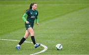 3 December 2023; Abbie Larkin during a Republic of Ireland women training session at the FAI National Training Centre in Abbotstown, Dublin. Photo by Stephen McCarthy/Sportsfile