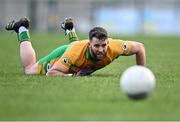 3 December 2023; Conor Cunningham of Corofin watches the ball get away from him during the AIB Connacht GAA Football Senior Club Championship final between St Brigid's, Roscommon, and Corofin, Galway, at Dr Hyde Park in Roscommon. Photo by Piaras Ó Mídheach/Sportsfile