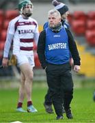 3 December 2023; Slaughtneil manager Michael McShane before the AIB Ulster GAA Hurling Senior Club Championship final match between Ruairi Óg, Antrim, and Slaughtneil, Derry, at Páirc Esler in Newry, Down. Photo by Ben McShane/Sportsfile