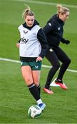 3 December 2023; Saoirse Noonan during a Republic of Ireland women training session at the FAI National Training Centre in Abbotstown, Dublin. Photo by Stephen McCarthy/Sportsfile