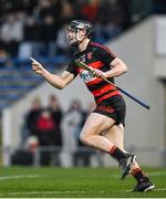 3 December 2023; Kevin Mahony of Ballygunner celebrates after scoring his side's second goal  during the AIB Munster GAA Hurling Senior Club Championship final match between Ballygunner, Waterford, and Clonlara, Clare, at FBD Semple Stadium in Thurles, Tipperrary. Photo by Brendan Moran/Sportsfile