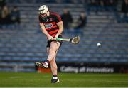 3 December 2023; Dessie Hutchinson of Ballygunner scores his side's first goal during the AIB Munster GAA Hurling Senior Club Championship final match between Ballygunner, Waterford, and Clonlara, Clare, at FBD Semple Stadium in Thurles, Tipperrary. Photo by Brendan Moran/Sportsfile