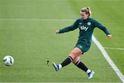 3 December 2023; Saoirse Noonan during a Republic of Ireland women training session at the FAI National Training Centre in Abbotstown, Dublin. Photo by Stephen McCarthy/Sportsfile