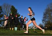 2 December 2023; Lucy Foster of Willowfield Harriers competing in the Girls U19 race during the 123.ie National Novice & Juvenile Uneven Age Cross Country Championships at Navan Racecourse in Navan, Meath. Photo by David Fitzgerald/Sportsfile