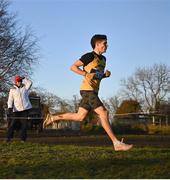 2 December 2023; Kevin McGrath of Bohermeen A.C. on his way to winning the Novice Men's race during the 123.ie National Novice & Juvenile Uneven Age Cross Country Championships at Navan Racecourse in Navan, Meath. Photo by David Fitzgerald/Sportsfile