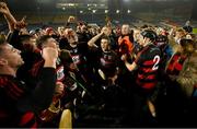 3 December 2023; Ballygunner players celebrate after the AIB Munster GAA Hurling Senior Club Championship final match between Ballygunner, Waterford, and Clonlara, Clare, at FBD Semple Stadium in Thurles, Tipperrary. Photo by Brendan Moran/Sportsfile
