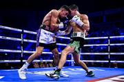 2 December 2023; Jordan Gill, left, and Michael Conlan during their super-featherweight bout at the SSE Arena in Belfast. Photo by Ramsey Cardy/Sportsfile