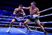 2 December 2023; Jordan Gill, left, and Michael Conlan during their super-featherweight bout at the SSE Arena in Belfast. Photo by Ramsey Cardy/Sportsfile