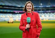4 December 2023; GAAGo Host Gráinne McElwain in attendance at the 2024 GAAGO match schedule launch at Croke Park in Dublin. Fans can avail of 38 exclusive matches in Ireland for €69 up until December 31st&quot;. Photo by Sam Barnes/Sportsfile