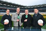 4 December 2023; In attendance at the 2024 GAAGO match schedule launch at Croke Park in Dublin are, Football analysts from left, Aaron Kernan, Michael Murphy, Paddy Andrews and Marc Ó Sé. Fans can avail of 38 exclusive matches in Ireland for €69 up until December 31st&quot;. Photo by Sam Barnes/Sportsfile