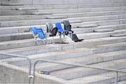 3 December 2023; A general view of the main stand, which is undergoing construction work, before the AIB Connacht GAA Football Senior Club Championship final between St Brigid's, Roscommon, and Corofin, Galway, at Dr Hyde Park in Roscommon. Photo by Piaras Ó Mídheach/Sportsfile