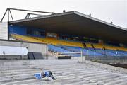 3 December 2023; A general view of the main stand, which is undergoing construction work, before the AIB Connacht GAA Football Senior Club Championship final between St Brigid's, Roscommon, and Corofin, Galway, at Dr Hyde Park in Roscommon. Photo by Piaras Ó Mídheach/Sportsfile