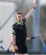 3 December 2023; Referee Patrick Smith during the Currentaccount.ie All-Ireland Ladies Senior Club Championship semi-final match between Kilmacud Crokes of Dublin and Kilkerrin-Clonberne of Galway at Parnell Park, Dublin. Photo by Matt Browne/Sportsfile