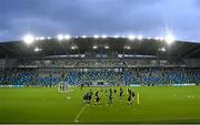 4 December 2023; A general view during a Republic of Ireland women training session at the National Football Stadium at Windsor Park in Belfast. Photo by Stephen McCarthy/Sportsfile