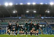 4 December 2023; A general view during a Republic of Ireland women training session at the National Football Stadium at Windsor Park in Belfast. Photo by Stephen McCarthy/Sportsfile