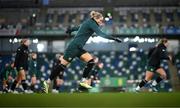 4 December 2023; Diane Caldwell during a Republic of Ireland women training session at the National Football Stadium at Windsor Park in Belfast. Photo by Stephen McCarthy/Sportsfile