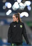 4 December 2023; Heather Payne during a Republic of Ireland women training session at the National Football Stadium at Windsor Park in Belfast. Photo by Stephen McCarthy/Sportsfile
