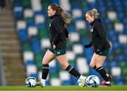 4 December 2023; Tyler Toland during a Republic of Ireland women training session at the National Football Stadium at Windsor Park in Belfast. Photo by Stephen McCarthy/Sportsfile