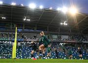 4 December 2023; Jessie Stapleton during a Republic of Ireland women training session at the National Football Stadium at Windsor Park in Belfast. Photo by Stephen McCarthy/Sportsfile