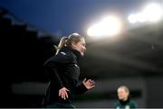 4 December 2023; Saoirse Noonan during a Republic of Ireland women training session at the National Football Stadium at Windsor Park in Belfast. Photo by Stephen McCarthy/Sportsfile