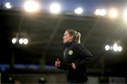 4 December 2023; Saoirse Noonan during a Republic of Ireland women training session at the National Football Stadium at Windsor Park in Belfast. Photo by Stephen McCarthy/Sportsfile