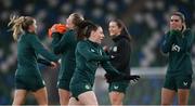 4 December 2023; Lucy Quinn during a Republic of Ireland women training session at the National Football Stadium at Windsor Park in Belfast. Photo by Stephen McCarthy/Sportsfile