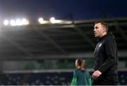 4 December 2023; Interim goalkeeping coach Richie Fitzgibbon during a Republic of Ireland women training session at the National Football Stadium at Windsor Park in Belfast. Photo by Stephen McCarthy/Sportsfile