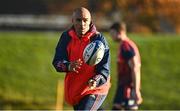 5 December 2023; Simon Zebo during Munster rugby squad training at University of Limerick in Limerick. Photo by Eóin Noonan/Sportsfile