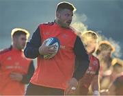 5 December 2023; Fineen Wycherley during Munster rugby squad training at University of Limerick in Limerick. Photo by Eóin Noonan/Sportsfile